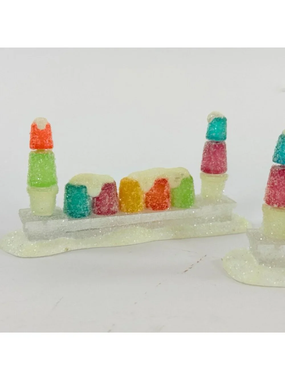 Vintage 2004 Dept 56 North Pole Gumdrop Topiaries 53195 in Box